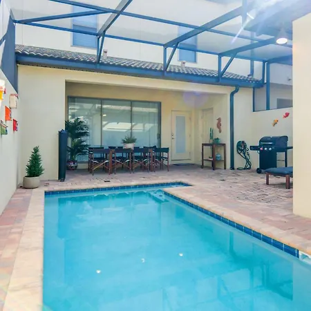 Luxurious Vacation Townhome With Private Pool At Windsor At Westside Ww8948